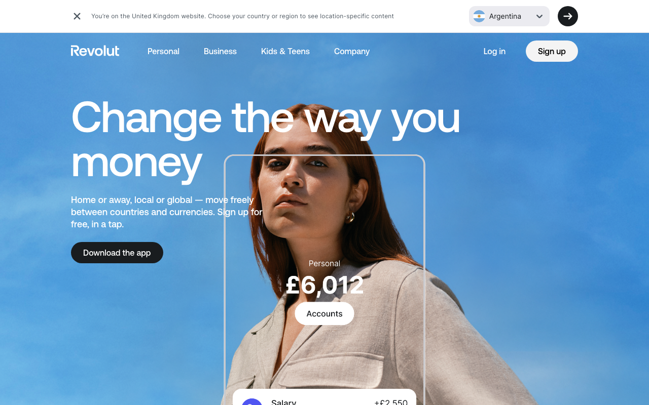 Revolut screenshot